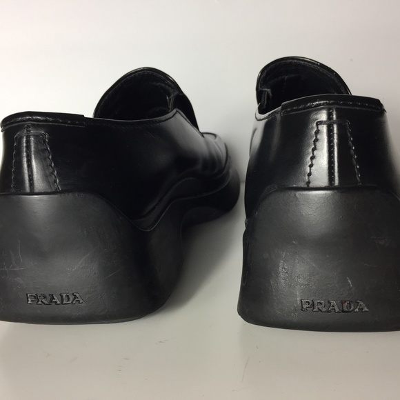 Authentic Prada women's Black shoes size 5.5 stock #69 - Picture 3 of 15